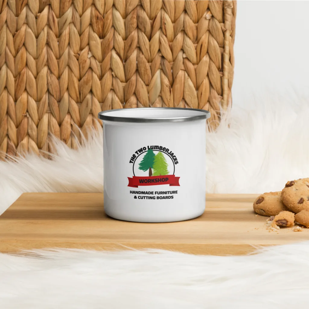 Enamel Mug - The Two Lumberjacks Workshop Merchandise